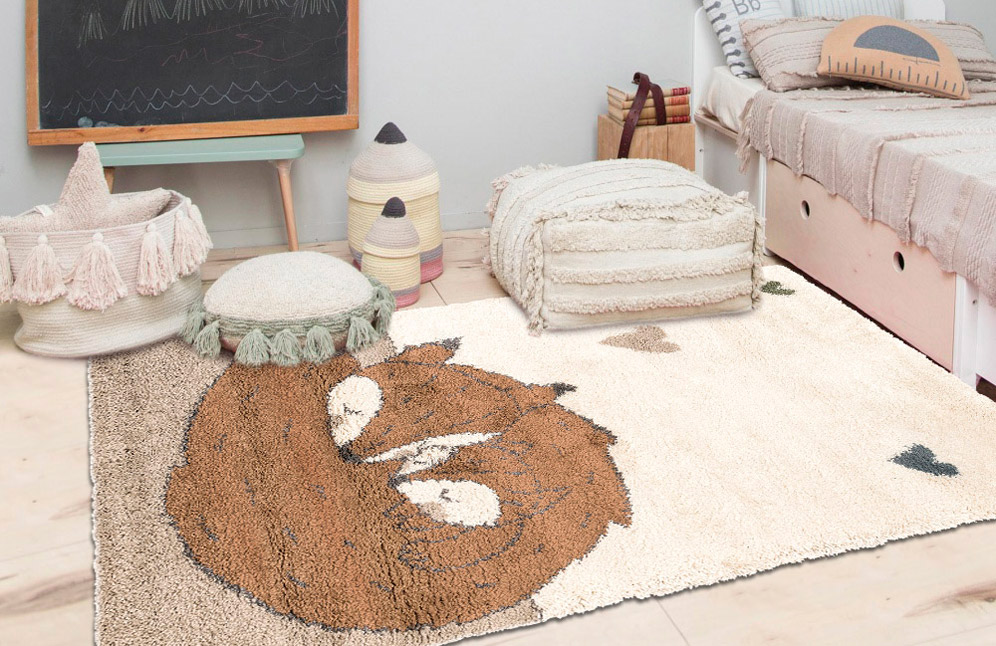 Детский ковёр с лисой в интерьере Kids Mc3 A145-AB01