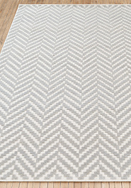 ковер в перспективе Craft And Wool Kuusamo-White-Grey