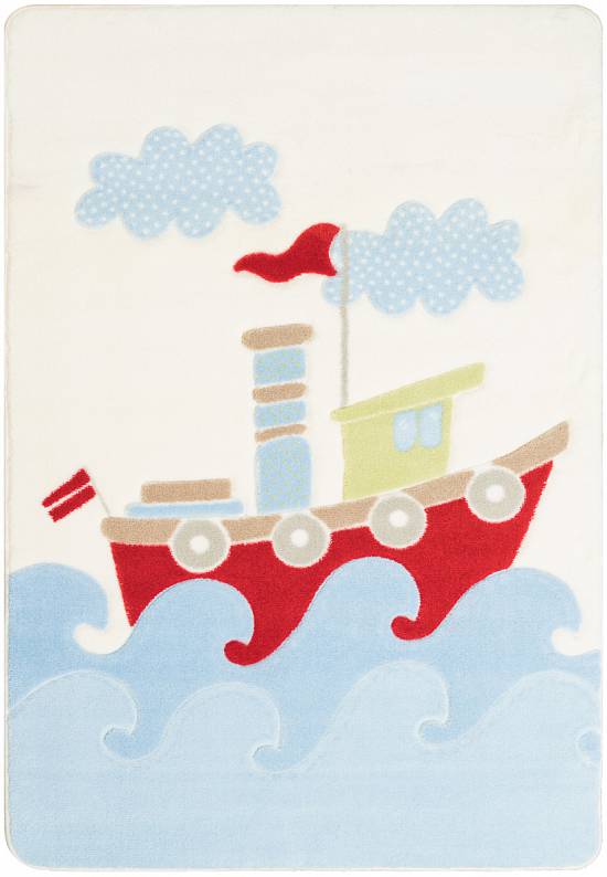 Детский ковер с ворсом Baby Ship 01 Blue