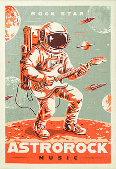 дизайн безворсового ковра Rio Spaceman
