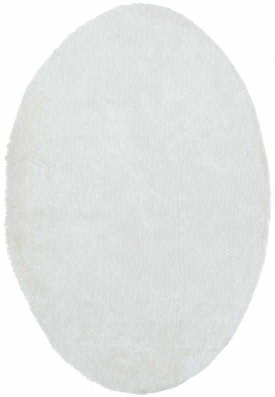 Мягкий ковер с длинным ворсом white-white discount40