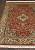Шелковый ковер ручной работы из Индии 239994-Keshan red/beige