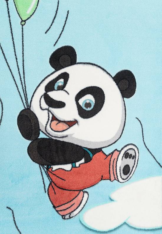 Детский ковер с ворсом Flying Panda 01 Blue