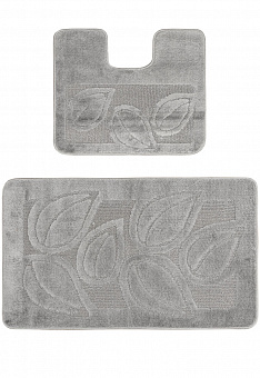 Комплект ковриков для ванной Confetti Bath Maximus Flora 2504 Platinum BQ