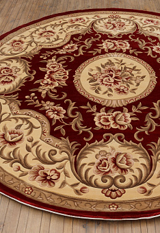 Ковер Tibetan Carpet ZY0477MA-red/beige/pink круг