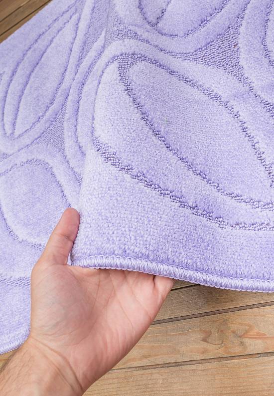 Сиреневый коврик для ванной Flora 2537 Lilac