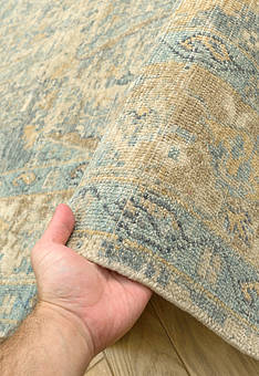 фактура безворсового ковра Eden 6/5 GS-2008-Soft Beige/Chicory
