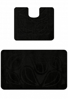 Комплект ковриков для ванной Confetti Bath Maximus Flora 2513 Black BQ