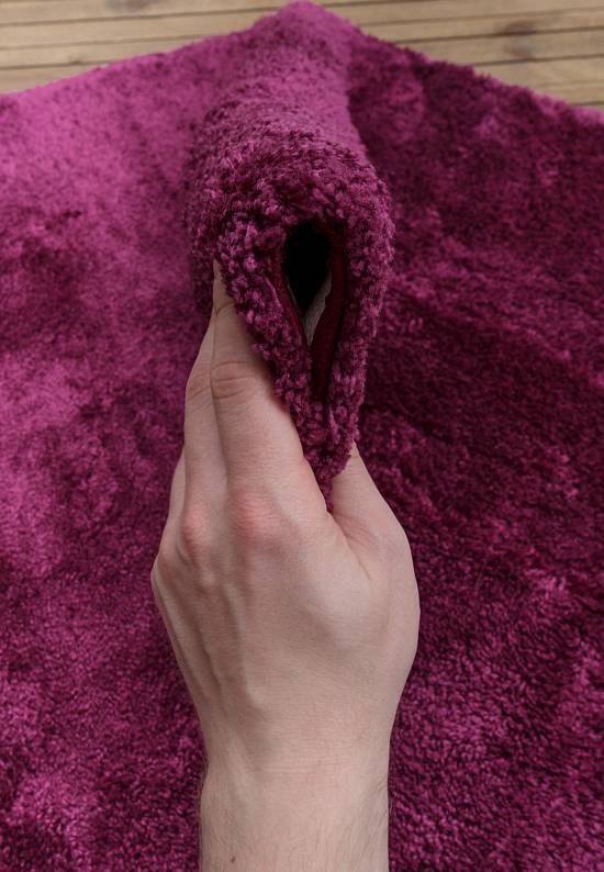 Бордово-фиолетовый коврик для ванной 3518 Aubergine