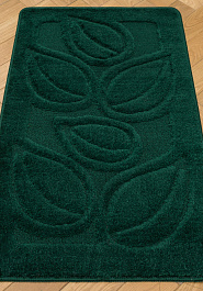 коврик для ванной в перспективе Confetti Bath Maximus Flora 2536 Hunter Green