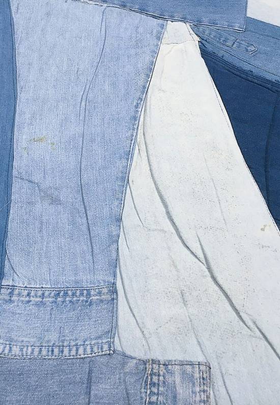 Ковер пэчворк ручной работы из джинсы Jacket-Natural discount3