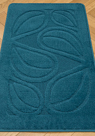 коврик для ванной в перспективе Confetti Bath Maximus Flora 2569 Ink Blue