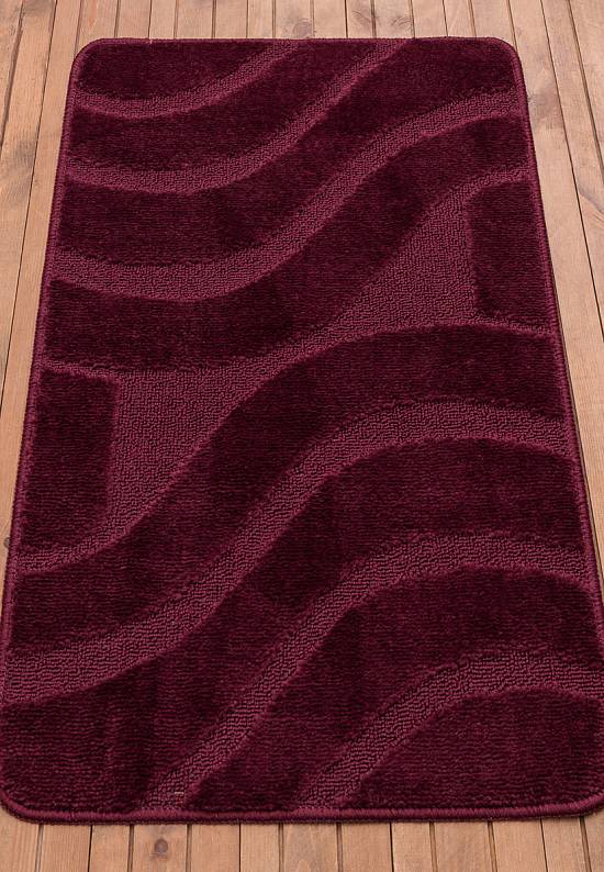 Бордово-фиолетовый коврик для ванной Symphony 2576 Aubergine