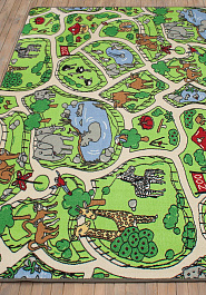 игровой коврик в перспективе Playmat Zoo goriz-G4