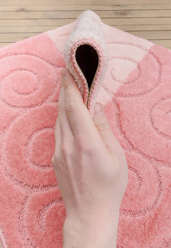 Розовый коврик для ванной Sile 2580 Dusty Rose